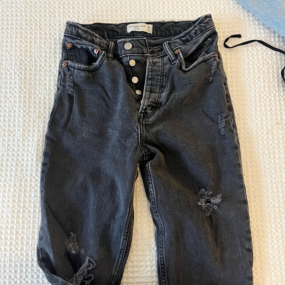 Abercrombie & Fitch the dad jeans, size 25L/0 - Curve Love